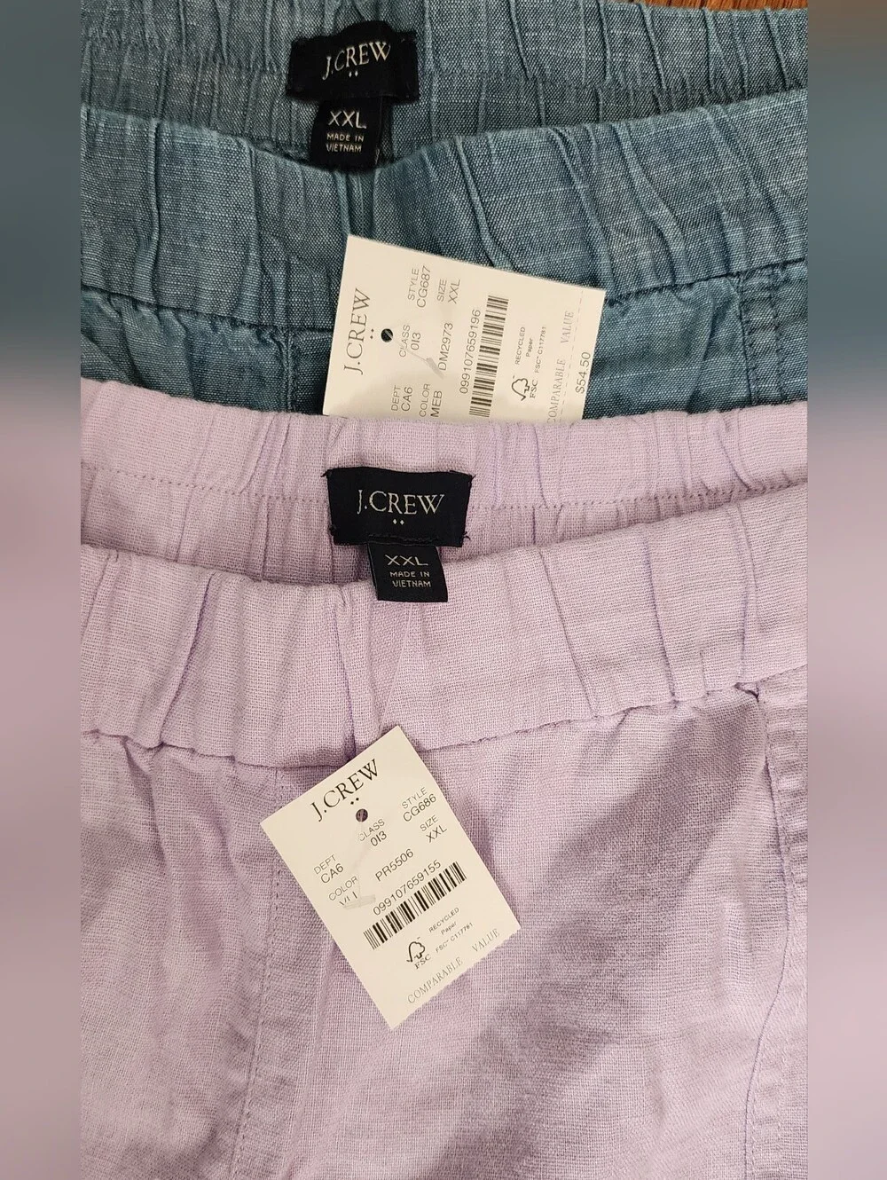 J. Crew Bundle Of 2 Shorts, XXL